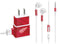 NHL Detroit Red Wings Home Jersey Phone Charger Skin